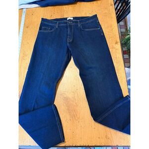 Tecovas Mens Standard Fit Dark Wash Denim Jeans 36x32 Austin Texas Western